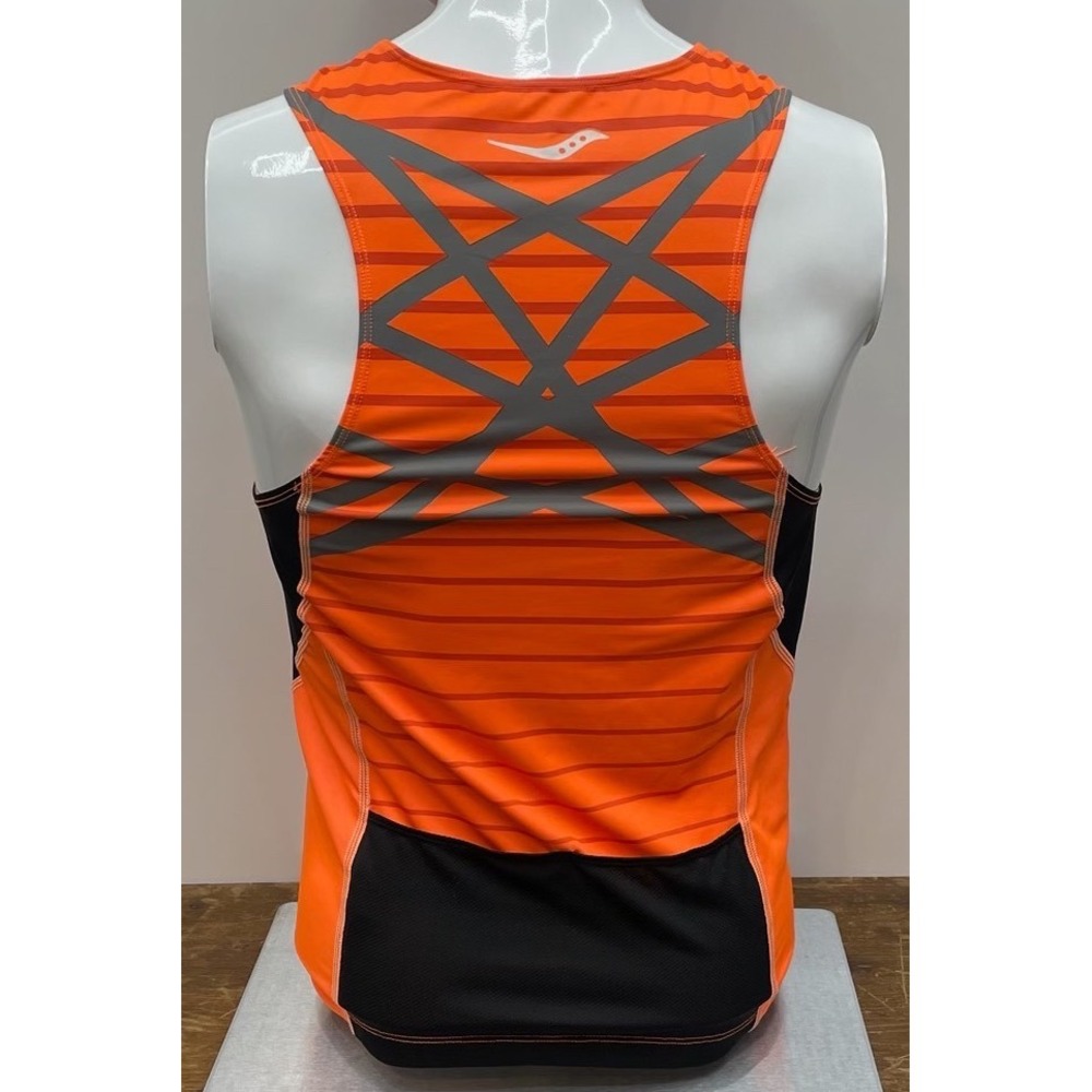 Men's Sleeveless Cycling Tri Jersey 2-Pack Lot Pearl Izumi M Saucony L FLAWED - Picture 4 of 13